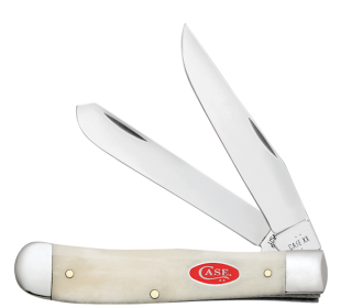 CASE TRAPPER 41/8" 2BL NAT BONE