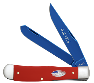 CASE AMER 250 TRAPPER RED W/PAT BOX