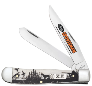 CASE HNTR/BIRD DOG TRAPR 41/8" BONE