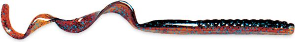 CUL 7.5" WORM 18BG BLUE MOC SHAD