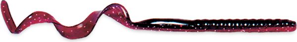 CUL 7.5" WORM 18BG RED SHINY SHAD