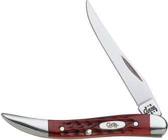 CASE S TX TPICK 1BL 3" RED BONE
