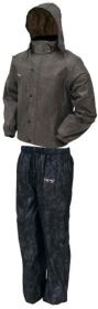 FT ALL SPORT RAIN SUIT STONE/BLK