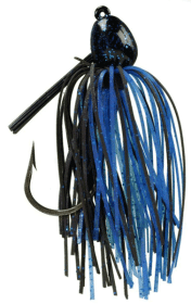 SK BITSY BUG MINI JIG 3/16 BLK/BLUE