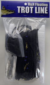 H&H FLOATING TROTLINE 120'X25 HOOKS