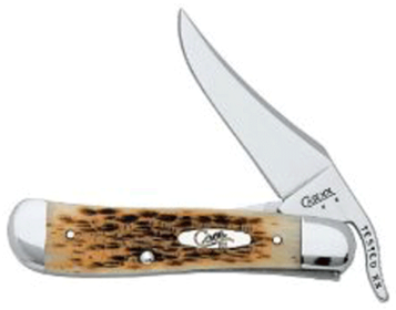 CASE RUSSLOCK 1BL 41/4" AMBER BONE