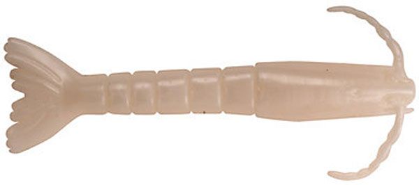 BERK GULP SW 3" SHRIMP 1/2 PINT WHT