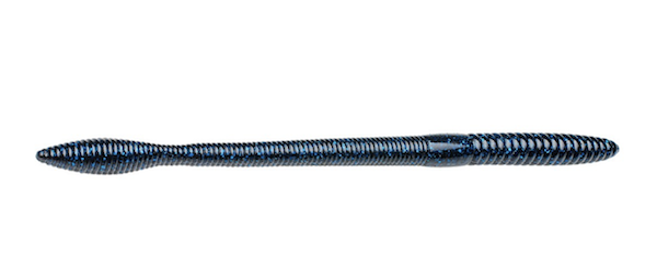 SK BULL WORM 10" BLACK BLUE FLAKE