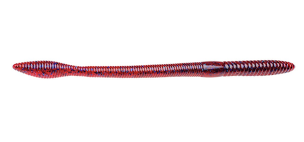 SK BULL WORM 8" PLUM