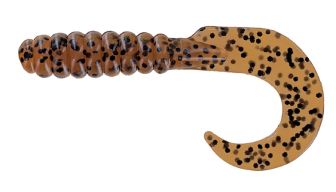 BB 2" CURL TAIL GRUB PUMPKINSD 10PK