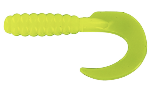 BB 2" CRLTAIL GRUB OPAQUE CHRT 10PK