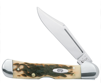CASE MINI COPPERLOCK CHESTNUT 35/8"