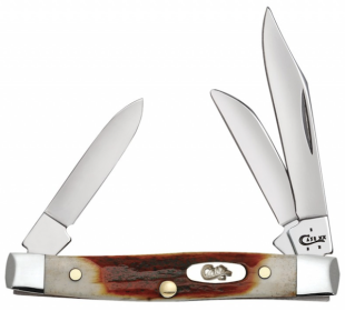CASE SM STCKMN 3BL 25/8" RED STAG