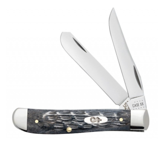 CASE MINI TRAPR 31/2" 2BL GRAY BONE