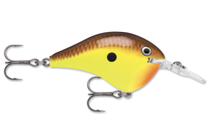 RAPALA DIVES-TO 10 CHARTREUSE BROWN