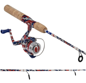 7' KRAZY AMERICANA SPINNING COMBO