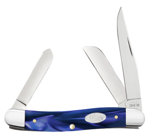 CASE M STKMN 31/4" 3BL BLUE PRL