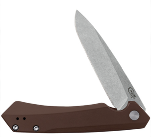 CASE KINZUA 4.75" SPEAR DK BRN ALUM