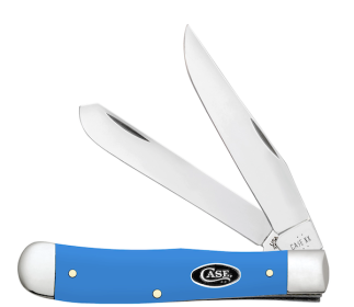 CASE TRAPPER 2BL 41/8" LT BLUE SYN